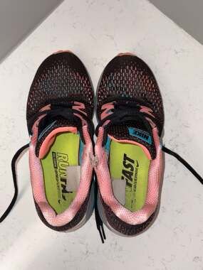 Nike Women's Air Zoom Structure 20 Running Shoes Black/Pink/Blue